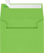 LUXPaper A2 Invitation Envelopes | Peel & Press | 4 3/8" x 5 3/4" | Limelight Green | 80lb. Text | 250 Qty by LUXPaper