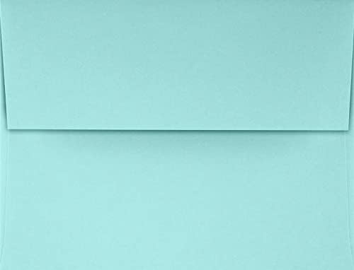 LUXPaper A4 Invitation Envelopes | Peel & Press | 4 1/4" x 6 1/4" | Seafoam Green | 80lb. Text | 500 Qty - Image 2