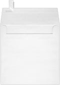 LUXPaper Square Invitation Envelopes | Peel & Press | 6 1/2" x 6 1/2" | Crystal Metallic | 80lb. Text | 250 Qty by LUXPaper