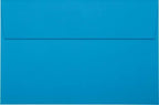 LUXPaper A9 Invitation Envelopes | Peel & Press | 5 3/4" x 8 3/4" | Pool Blue | 80lb. Text | 500 Qty - Image 2