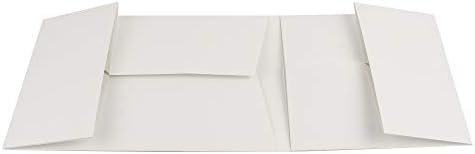 O'CREME White Square Cake Box 8 x 8 x 5 Inch, with Scalloped Window, Kraft Paperboard Bakery Box with Auto-Popup Window - Pack of 25 - Image 7