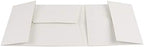 O'CREME White Square Cake Box 9 x 9 x 5 Inch, with Scalloped Window, Kraft Paperboard Bakery Box with Auto-Popup Window - Pack of 25 - Image 7