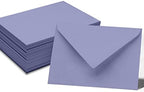 Darling Souvenir A7 Lavender Invitation Envelopes (5 1/4 x 7 1/4) Euro V-Flap 80 LBS Ideal for Weddings, Birthday, Invitations, Baby Shower,Greeting Cards -Packs & Color Available - Image 2