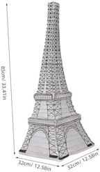 Eiffel Tower Paper Lantern White Hanging Accent Decorative - Image 2