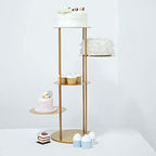 Efavormart 2 Sets of Large Metallic Gold Bird Cage Wedding Centerpiece Table Party Decor All Occasions - 9",13" Tall - Image 5