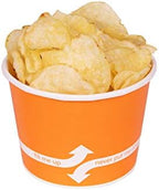 Karat [12oz - 1000 ct] Paper Ice Cream Cups & Soup Bowls for Hot/ Cold Food - Ideal for Soup, Ice Cream, Gelato, Yogurt and Snacks - Orange - Image 5
