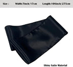 Black Satin Chair Sashes Bows for Chair,7x108inchs,50pcs - Image 5