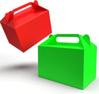 The Dreidel Company Gable Treat Boxes, Party Favor Boxes for Kids Birthday, Candy Boxes Party Favors, Weddings Events, Baby Shower, 6.25" x 3.5" x 3.5" Inch Box (Multi-Color Treat Box) (192-Pack) - Image 7