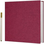 Vienrose Large Self Adhesive Scrapbook 60 Pages 13 x 12.6 in Red by Vienrose