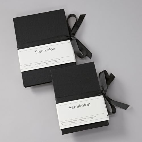 Semikolon - Leporello Grande Photo Album with Black Pages for Photos 5" x 7", Black - Image 5