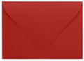 Darling Souvenir A7 Red Invitation Envelopes (5 1/4 x 7 1/4) Euro V-Flap 80 LBS Ideal for Weddings, Birthday, Invitations, Baby Shower,Greeting Cards -Packs & Colors Available by DarlingSouvenirMADEWITHLOVE