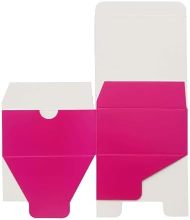 Efavormart 100 Pack 4"x4"x2" Fuchsia Pink Cake Favor Boxes, Sturdy Cardstock Candy Treat Gift Boxes for Wedding, Bridal Shower, and Party - Image 6