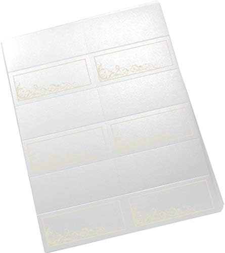 Scribble Vintage Swirl Printable Place Cards, Ivory, Set of 150 (25 Sheets) - Image 3