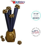 Gift Wrapping Tissue Paper 15X20 480 Pack by A1 Bakery Supplies (Navy Blue) - Image 6