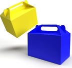 The Dreidel Company Gable Treat Boxes, Party Favor Boxes for Kids Birthday, Candy Boxes Party Favors, Weddings Events, Baby Shower, 6.25" x 3.5" x 3.5" Inch Box (Multi-Color Treat Box) (192-Pack) - Image 3