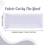 80 Yard Organza Fabric 44" Wide for Wedding Event Décor - White - Image 2