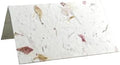 Of The Earth Handmade Paper - Wildflower Seed Paper Folding Table Card - Place/Name/Gift - 3.5" x 4" - Set of 96 (17s Pink Recycled) by OfTheEarth