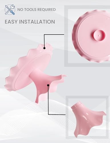 6 Pcs Mini Cup cake stand for Party, Wedding, Birthday, Baby Shower, Anniversary (Pink) - Image 3