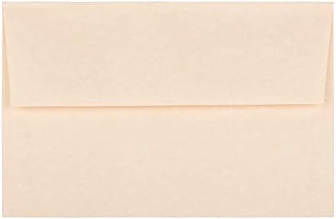 JAM PAPER A8 Parchment Invitation Envelopes - 5 1/2 x 8 1/8 - Natural Recycled - Bulk 250/Box by JAMPaper