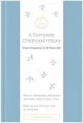 Promptly Journals, A Complete Childhood History: From Pregnancy to 18 Years Old (Dusty Blue, Leatherette) | Baby Book and Pregnancy Journal | Baby Memory Book by PromptlyJournals
