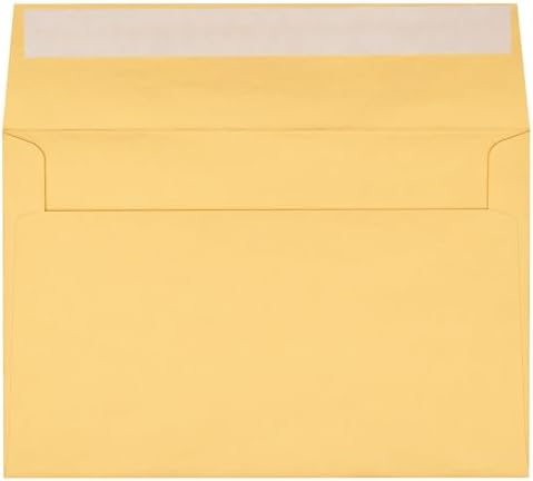 LUXPaper A9 Invitation Envelopes | Peel & Press | 5 3/4" x 8 3/4" | Gold Metallic | 80lb. Text | 1,000 Qty - Image 3