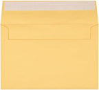 LUXPaper A9 Invitation Envelopes | Peel & Press | 5 3/4" x 8 3/4" | Gold Metallic | 80lb. Text | 500 Qty - Image 3