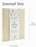 Duncan & Stone Hardcover Birthday Book & Baby Memory Album, 72 Pages - Image 2