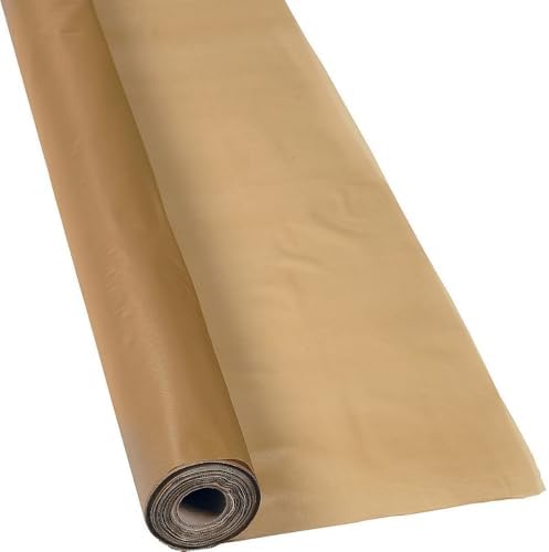 Fun Express Plastic Table Cover Roll, Gold, 40 x 100 Feet by FunExpress