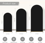 Arch Backdrop Cover Stretchy Backdrop (Black, 6+6.6+7.2FT) - Image 2