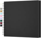 Yopih 12x12in Scrapbook Album, Acid-Free Kraft Paper 50 Sheets 100 Pages by Yopih