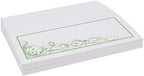 Scribble Vintage Swirl Place Cards, Sage, Set of 60, Pre-cut and Scored - Image 4