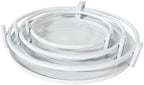 White 3Pcs Nesting Metal Cake Plate Stand Set 8" 10" 12" Dessert - Image 7
