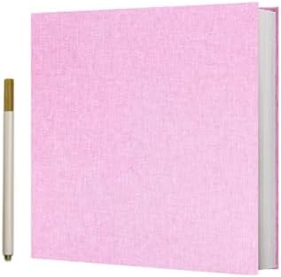 Vienrose Self Adhesive Photo Album, 60 Pages, 11 x 10.6 in, Pink by Vienrose