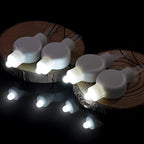 Paper Lantern Lights Battery Operated - Hanging LED Lights with Wire Bright Floral Lighting for Outdoor Indoor Wedding Camping Party Holidays Events Balloon Lanterns Last 36 Hours (White, 30 Pack) by KITOSUN