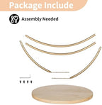 NUPTIO Wedding Gold Cake Stand: 11.7 Inch Arch Cupcake Display Stands - Image 6