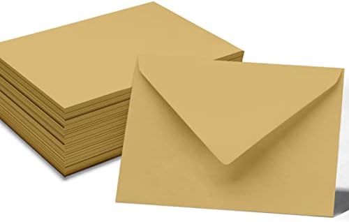 A7 Size Wedding Invite Envelopes Euro V-Flap 80lbs (5 1/4 x 7 1/4) Stationary - Packs & Colors Available - Image 2