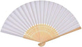 HGKdtRY Handheld Fan Foldable 30 PCS Folding Paper Hand Fan Halloween Ladies Baby Shower Wedding Favors Gift Birthday Party Decoration(White) by Unknown