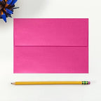 LUXPaper A7 Invitation Envelopes | Peel & Press | 5 1/4" x 7 1/4" | Azalea Metallic | 80lb. Text | 1,000 Qty - Image 4