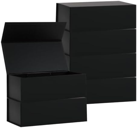 iloMAOZX Black Gift Box, 12x6x4 Inch Gift Boxes for Presents & Packaging by Unknown