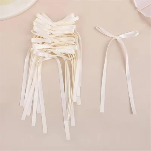 200pcs Bow Cake Topper Birthday Cake Decor Satin Ribbon - Image 6