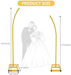Metal Balloon Arch Stand Set of 2, 7.9FT&6.7FT Half Arch Balloon Stand - Image 2