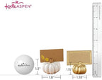 Kate Aspen 12PCS Place Card Holders (Place Cards Included), Table Number Holder for Weddings, White Pumpkin Photo Holder for Table Assignments at Bridal Showers or Anniversaries - Image 5