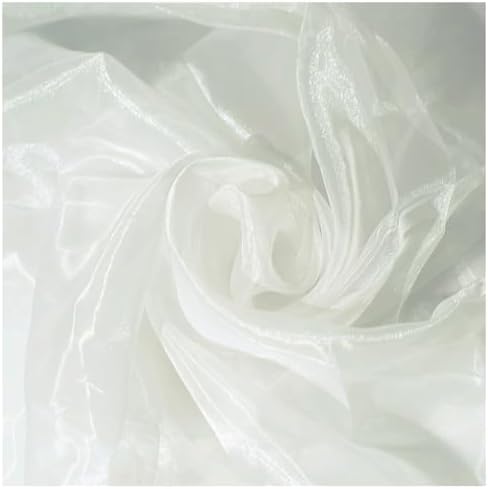 35 Yard Organza Fabric 44" Wide for Wedding Event Décor - Ivory - Image 4