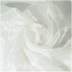 55 Yard Organza Fabric 44" Wide for Wedding Event Décor - Ivory - Image 4