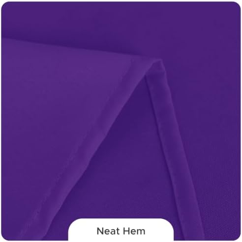 Fitable 8 Pack Purple Tablecloths 70x108 Inch for 6 Ft Rectangle Tables - Image 4