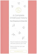 Promptly Journals, A Complete Childhood History: From Pregnancy to 18 Years Old (Dusty Rose, Pink, Linen) | Baby Book and Pregnancy Journal | Baby Memory Book by PromptlyJournals
