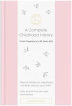 Promptly Journals, A Complete Childhood History: From Pregnancy to 18 Years Old (Blush Pink, Leatherette) | Baby Book and Pregnancy Journal | Baby Memory Book by PromptlyJournals