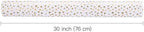 WRAPAHOLIC Jumbo Reversible Wrapping Paper - 30 Inch x 100 Feet Jumbo Roll - Gold Print and Delicate Polka Dots Design for Birthday, Christmas, Wedding, Baby Shower - Image 3