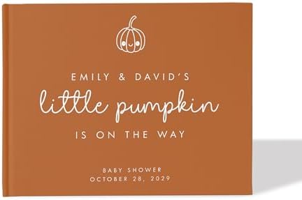 Little Pumpkin Baby Shower Guest Book – Fall Harvest Sign In Memory Keepsake Album by Unknown