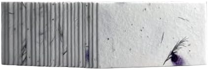 Of The Earth Handmade Paper - Wildflower Seed Paper Panel Card - Place/Name/Gift - 3.5" x 2" - Set of 48 (58s Purple & Fern) - Image 2